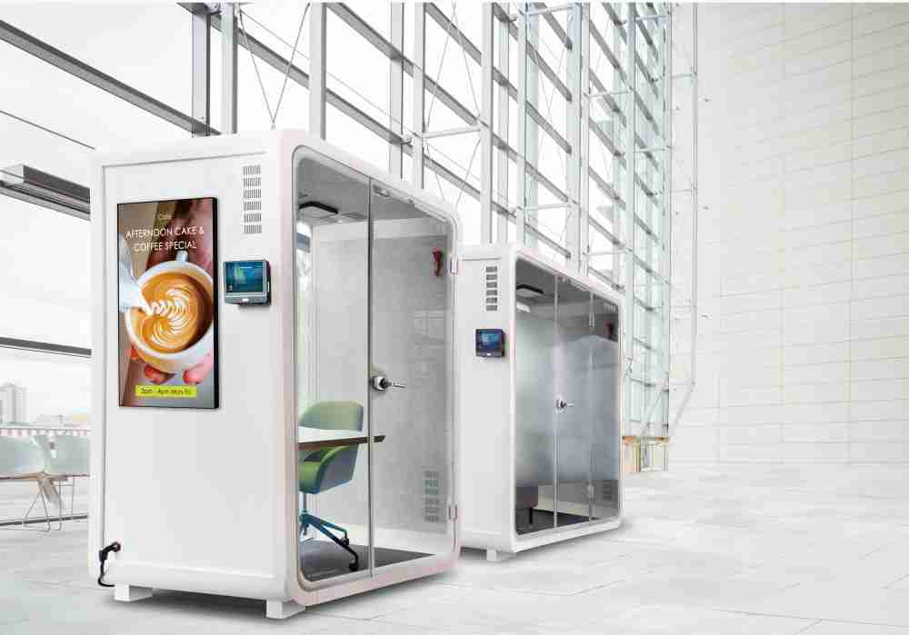 z6mg·人生就是博子公司达擎之智慧行动办公舱，，采用PDLC智能调光玻璃设计，，，透过通电与断电的电流切换，，呈现透明与雾面效果，，，具节能降耗特性并兼顾隐私，，确保信息安全